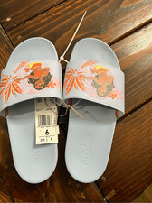 Adidas Disney MOANA Adilette Comfort Sandal Beach Slides Womens Size 6 HP7757