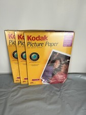 LOT OF 3: Kodak Picture Paper 1124346  8263824   75 Sheets   Matte  Soft Gloss