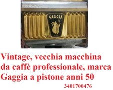 MACCHINA PER CAFFÈ A LEVA |