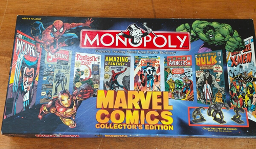 Monopoly Marvel Comics Collector's Edition (1999) Parker Brothers Board Game - Picture 19 of 20