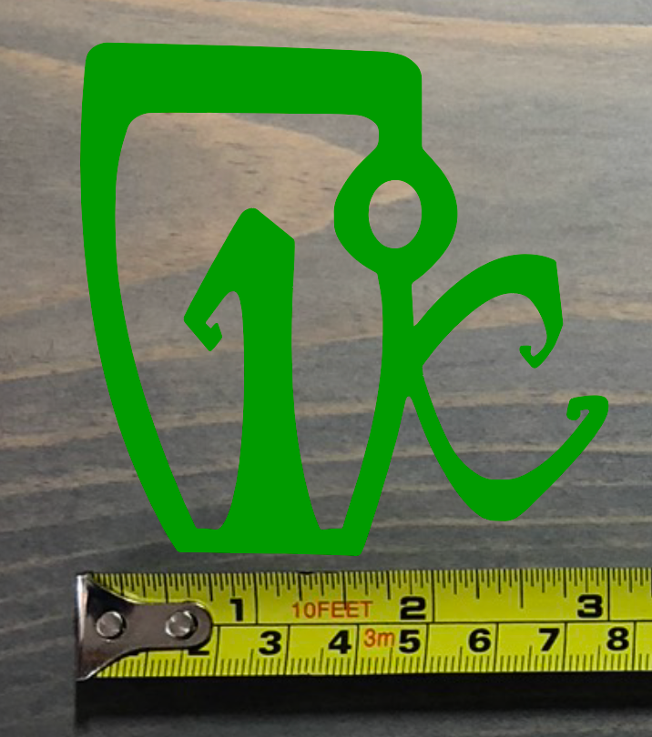 Adesivo Sci Icelantic Decalcomania Salomon 3" Verde Rossi Blizzard Volkl Liberty