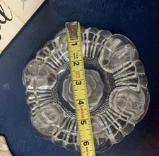 Pasari Indonesia Ashtray 3 Stand Crystal Vintage Frosted Rose Winston Marlboro