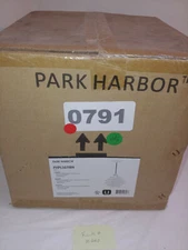 Park Harbor PHPL5611 Currie 10"W 1 Light Mini Pendant - Nickel