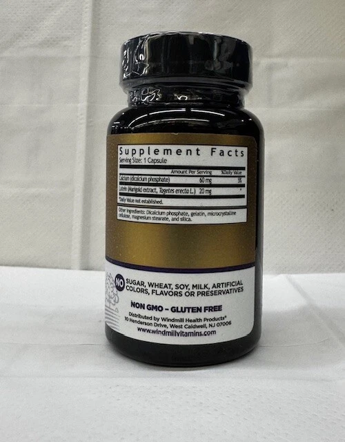 MOLINO DE VIENTO LUTEÍNA 20 MG 60 CÁPSULAS Foto 2 de 3