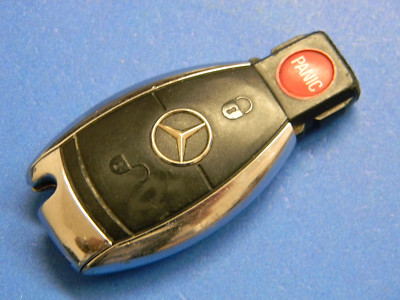 Mercedes-Benz Infra Red Chrome Key Keyless Fob IYZ3317 OEM 220.280