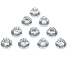M142955 Lock Hex Flange Nut Fastener 10 Piece Set for John Deere 2025 4210 GT322