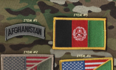 Jsoc Sp Ops Gelenk Task Force Jtf Vêlkrö 2-PC: US / Afghanistan Flagge ( Ware #1