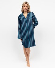 Cyberjammies Marina Womens Printed Stripe Nightshirt