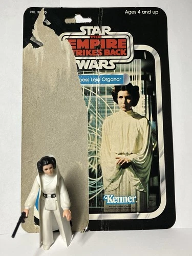 Empire Strikes Back Princess Leia Organa 1977 Star Wars w/Org 1980 Back Card