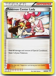 Pokemon Center Lady 68/83 XY Generations Uncommon Trainer