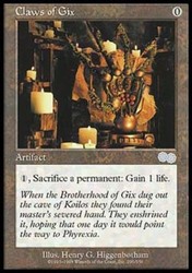 Claws of Gix 290/350 Urza's Saga