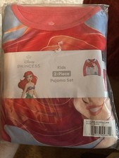 NEW In Bag, Disney s Princess Kid s 2-piece Pajama set. SZ. 6/6X
