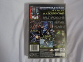 Galactic Attack Sega Saturn Cib Complete W/ Manual Tested Working Condition