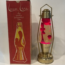 Vintage CoachLite Lava Lamp RARE RED WAX 1970...