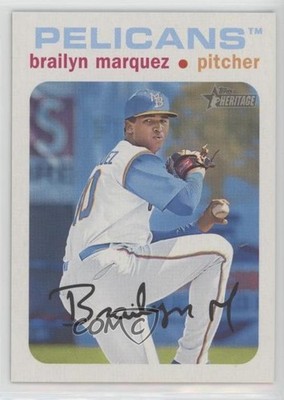 2020 Topps Heritage Minor League Edition White 5/50 Brailyn Marquez #65 8we
