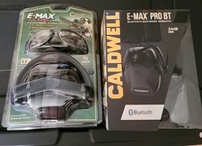 Caldwell E-Max Pro BT Earmuffs 24db BK Product #1180978 + EMAX Low Profile Set