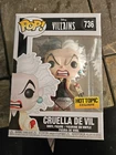 Funko Pop! Vinyl Cruella de Vil Disney #736 Diamond Hot Topic Exclusive Figure