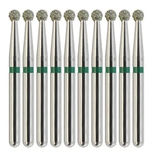 Dental Diamond Burs FG Round Ball 801/016C Coarse Grit High Speed Friction Grip