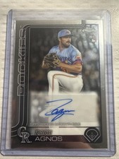 2025 Topps Chrome Update Series - Autographs Zach Agnos #AC-ZA (AU, RC)