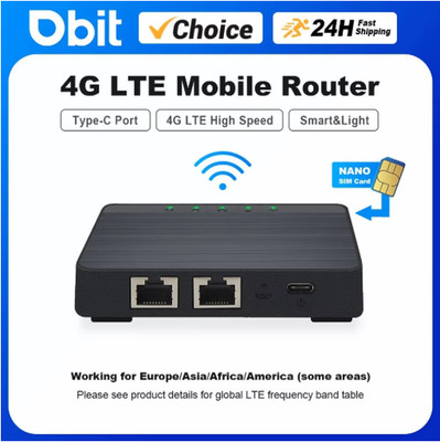 Mini 4G LTE WiFi Router SIM Card Modem 5V USB Hotspot Support 30 Devices