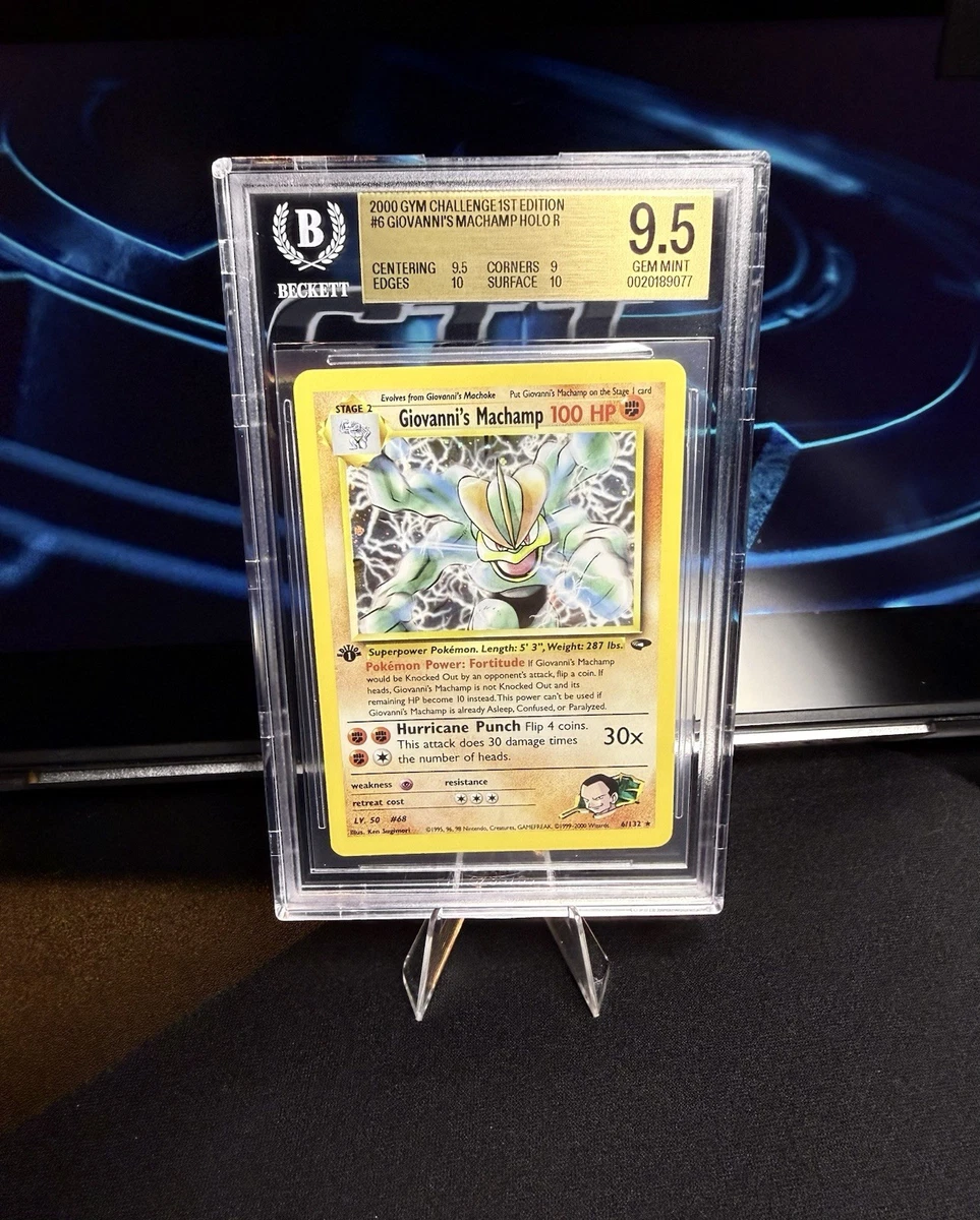 First Edition Pokémon Machamp Individual Cards for sale | eBay