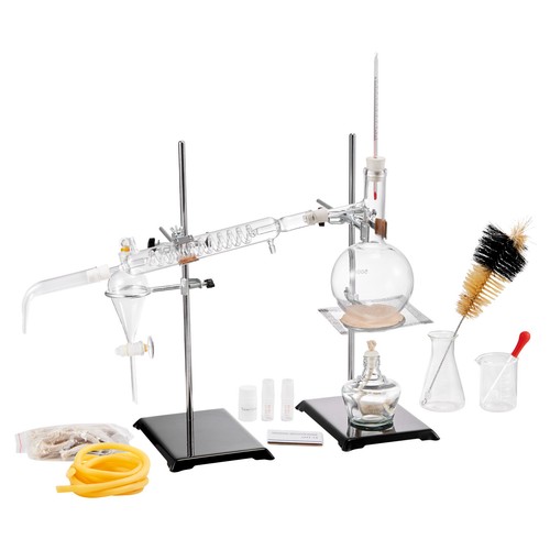 Uimoso Essential Oil Distillation Kit 500ml Distillation Apparatus 28 ...