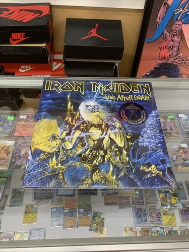 Iron Maiden Live After Death 40th Anniversary 2 LP 1 Blue 1 Yellow Vinyl SEALED