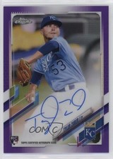 2021 Topps Chrome Rookie Purple Refractor 144/250 Tyler Zuber #RA-TZ Auto 0j19