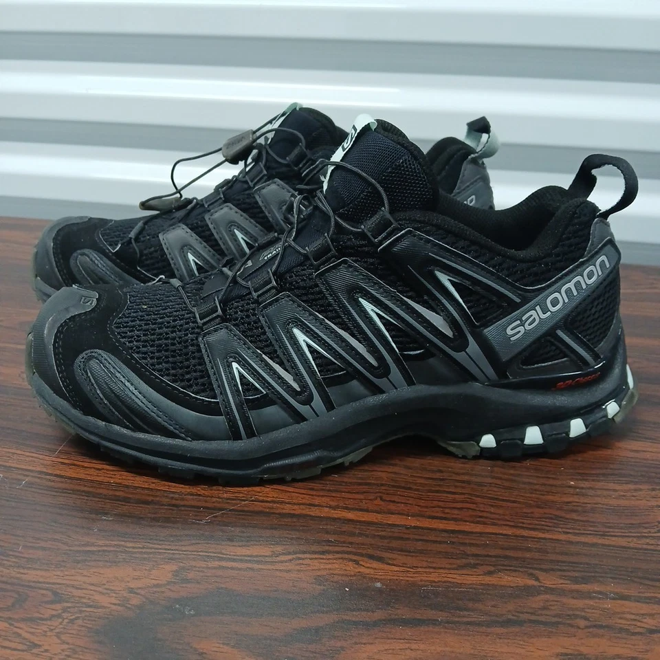 Salomon XA Pro 3D Women's Size 9 Trail Running Shoes Contagrip Pro Black ￼ - Image 3 of 4