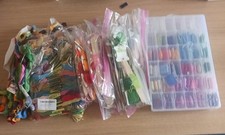 Mixed Lot 200+ Embroidery Floss DMC Coats Gen...