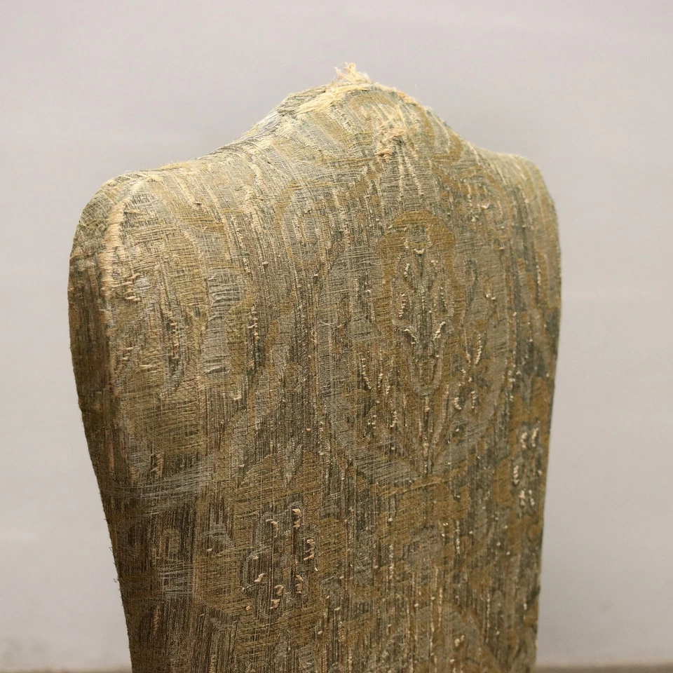 Par de sillas antiguas estilo barroco madera Italia siglo XIX Foto 4 de 4