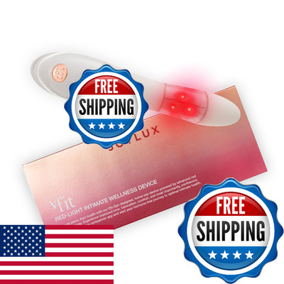 vFit Set, Red LED Light Device for Women,Intimate Wellness System for Menopausal