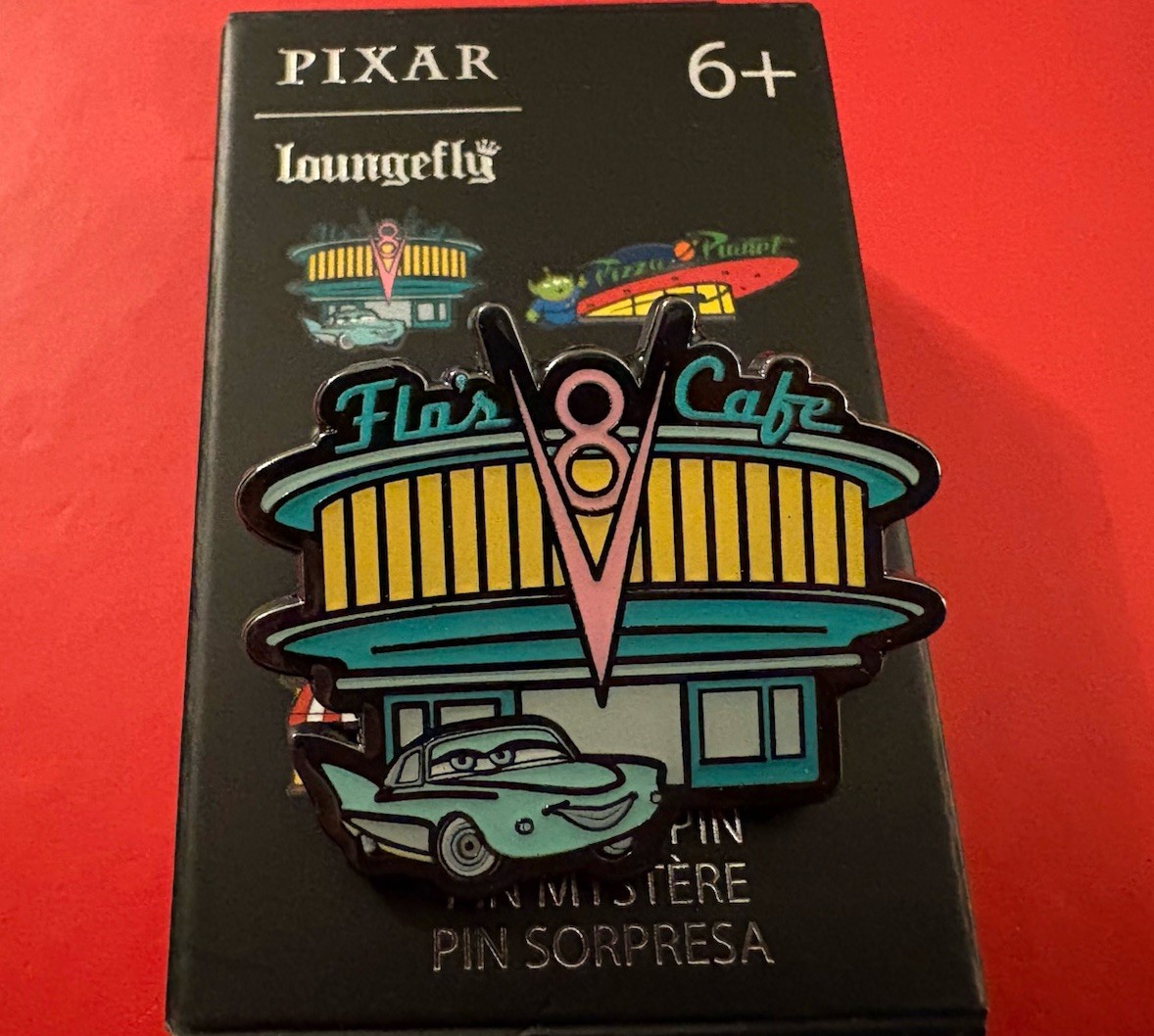 Disney Loungefly Pixar Restaurant Cars Movie Flo’s V8 Cafe Mystery Pin