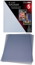 5 Ultra Pro 11x14 Rigid Toploaders Photo Collectible Document Art Poster Storage