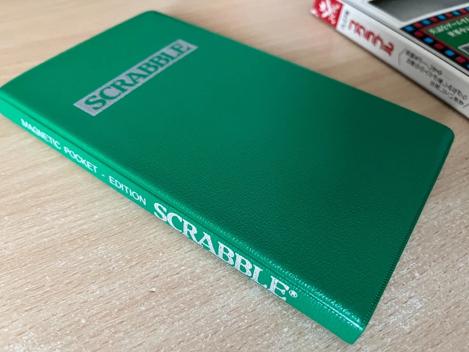 Scrabble Magnetic Pocket Edition RARE 1991 JAPANESE box/rules ENGLISH letters - Image 3 of 4
