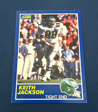 1989 Score Football Keith Jackson Rookie Card #101 Set Break NM. rookie card picture
