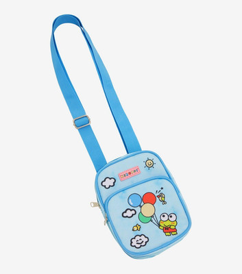 Keroppi Balloon Sky Atheletic Crossbody Bag Blue Mini Backpack 8''x6''