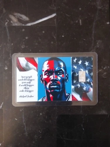 Michael Jordan A Lot Of 6 Cards With .999 Gram Of Silver Fan Art
