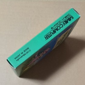 Box theory exists Mario Open Golf Nintendo Famicom FC Retro Game Box has dirt