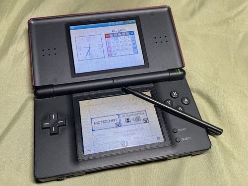 Nintendo DS Lite With Case Headphones and Stylus Crimson Red Tested Working - Picture 8 of 19