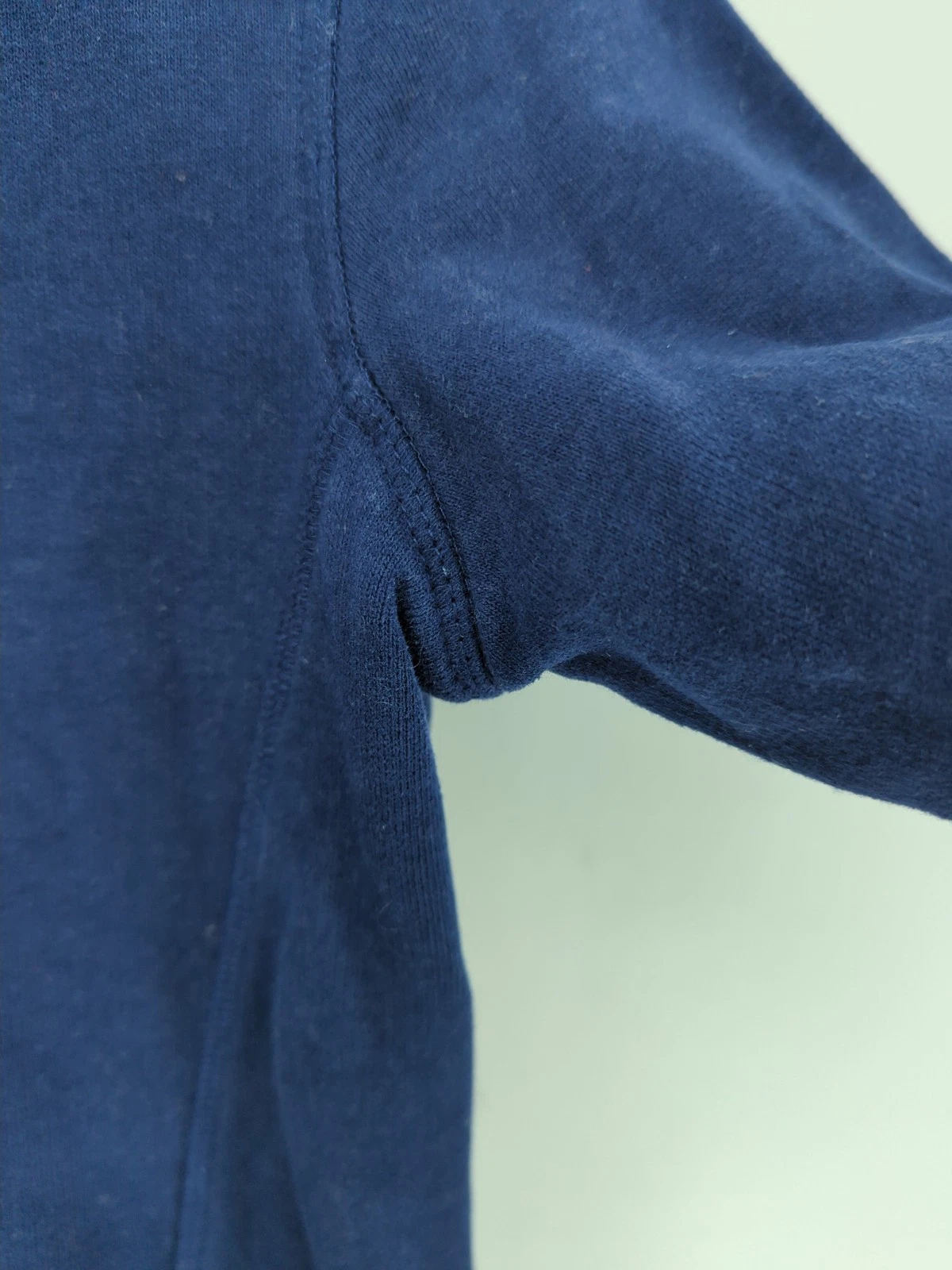 VETEMENTS Crew Clothing Felpa Donna con Cappuccio UK 10 Blu Cotone con Poliestere Full Zip