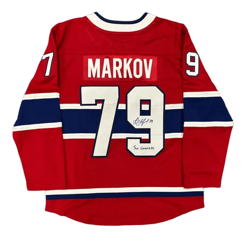 Andrei Markov Montreal Canadiens Autographed Jersey
