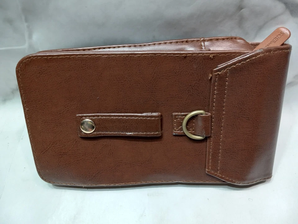 Legend Of Zelda Bolso de Transporte Marrón Nintendo 3DS Bolsa de Aventurero Cuero Sintético Foto 3 de 4