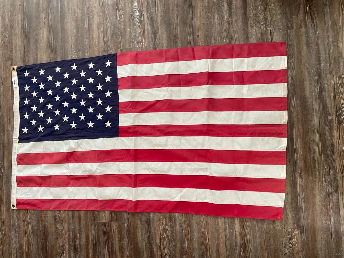60s 70s 50星 アメリカ 国旗 USA製 コットン USA ビンテージ