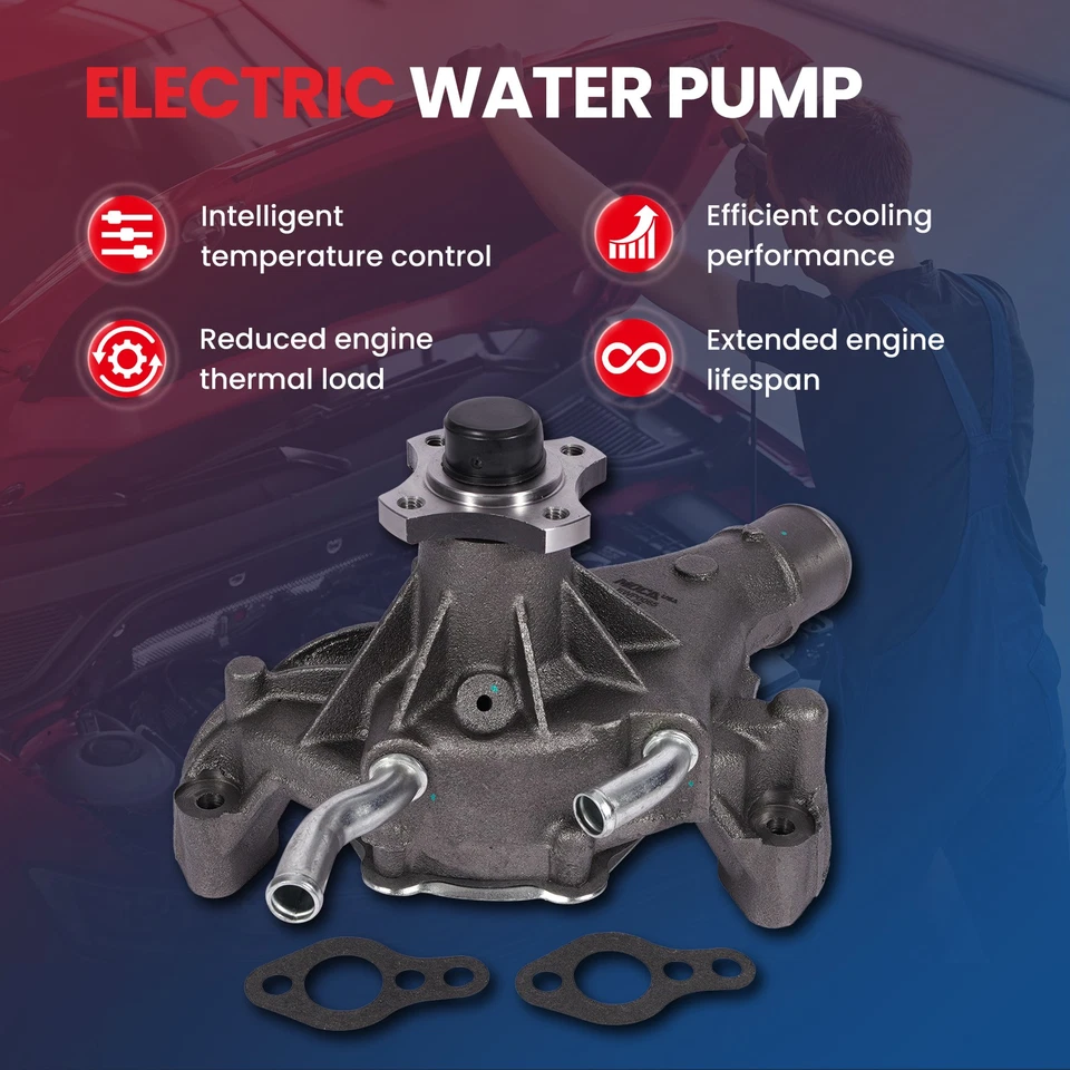 Водяной насос для двигателя Chevrolet GMC Isuzu Oldsmobile V6 4,3 л 130-1820 - Изображение 2 из 4