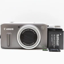 Canon PowerShot SX260 HS 12.1MP Digital Camera Silver Tested Kit - Fast Post