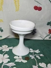 Westmoreland White Milk Glass Pedestal Fairy Lamp BASE ONLY Mint