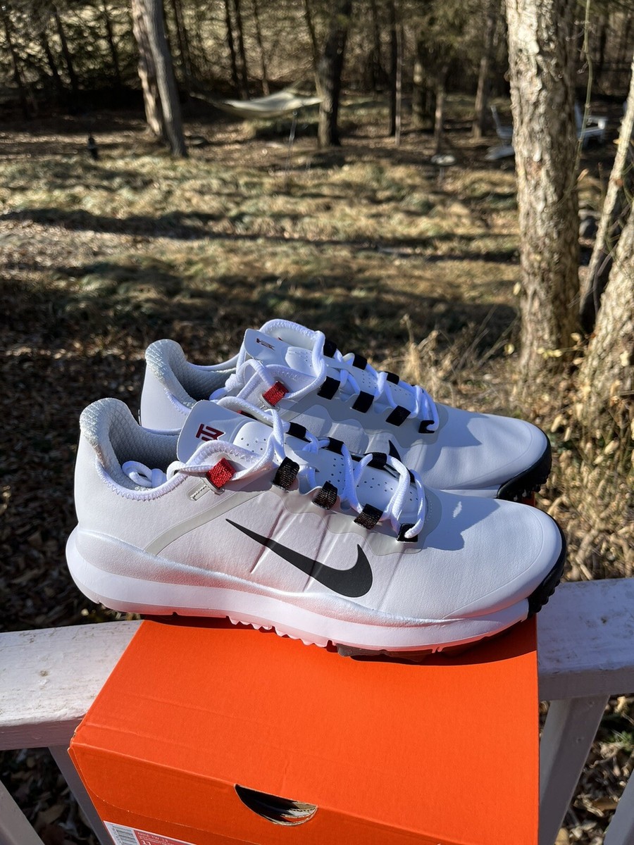 Nike Tiger Woods Retro TW '13 Golf Shoes Size 9 White Black Nike Tiger Woods Retro TW '13 Golf Shoes Size 9 White Black