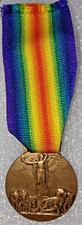Italy - Original WW1 Italian Interallied Victory Medal with ribbon