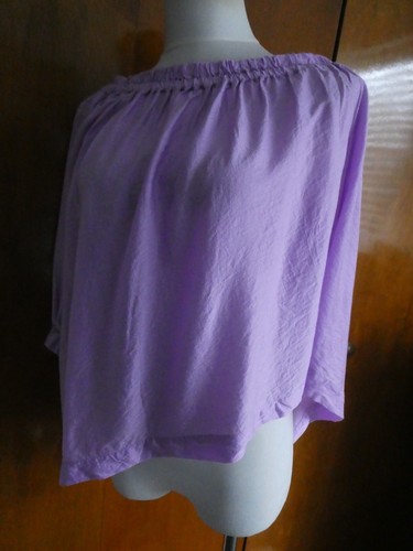 Anthropologie Maeve Damen Flieder/Lila Schulterbluse Größe Large - Bild 4 von 15